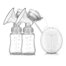 Tire lait électrique, pompe à lait bilatérale alimentée par USB, biberon pour bébé, aspiration puissante, accessoires d'allaitement