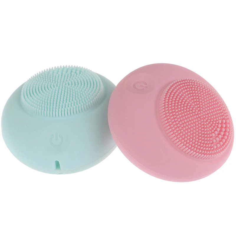 USB Rechargeable Ultrasonic Electric Facial Cleansing Face Washing Brush Vibration Skin Blackhead Remover Pore Cleaner Massage