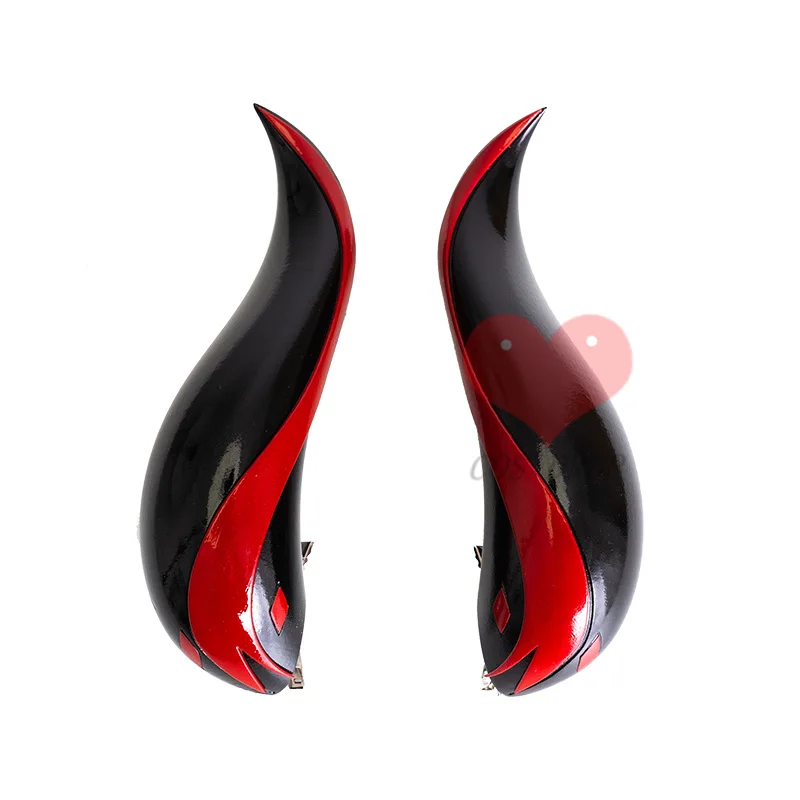 

Handmade Genshin Impact Halloween Carnival Cosplay Costume Accessories Props for Women Ganyu Cosplay Horn Hair Clip Hairpin