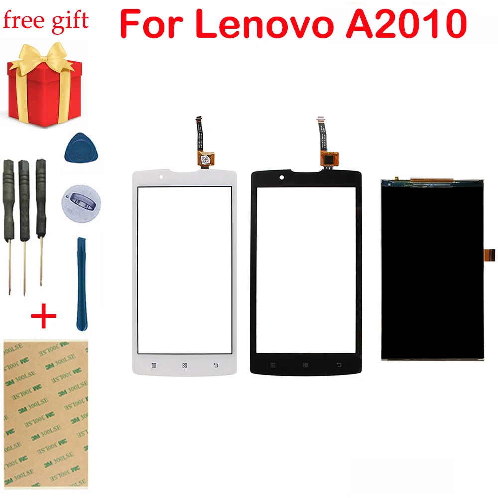 Для Lenovo A2010 A 2010 сенсорный экран дигитайзер сенсор стекло ЖК дисплей панель