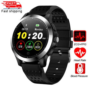 

W8 Smart Watch ECG PPG Heart Rate Blood Pressure Sleep Monitor Fitness Tracker Waterproof Color Screen Multi Sport Smart Band