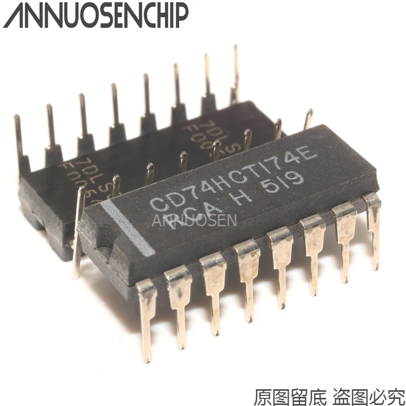 10 шт. CD74HCT174E 74HCT174 DIP-16 новое и оригинальное