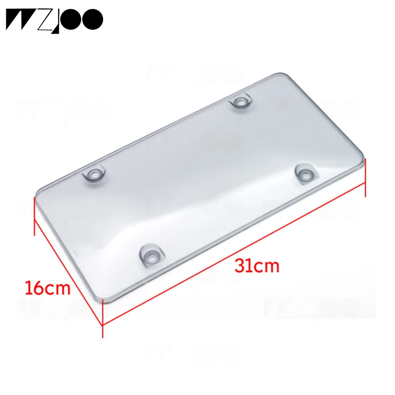 2pcslicense plate holder Waterproof Bubble Frame Cars License Plate License Tag Bumpers License Plate Tap Holder Protector Cover