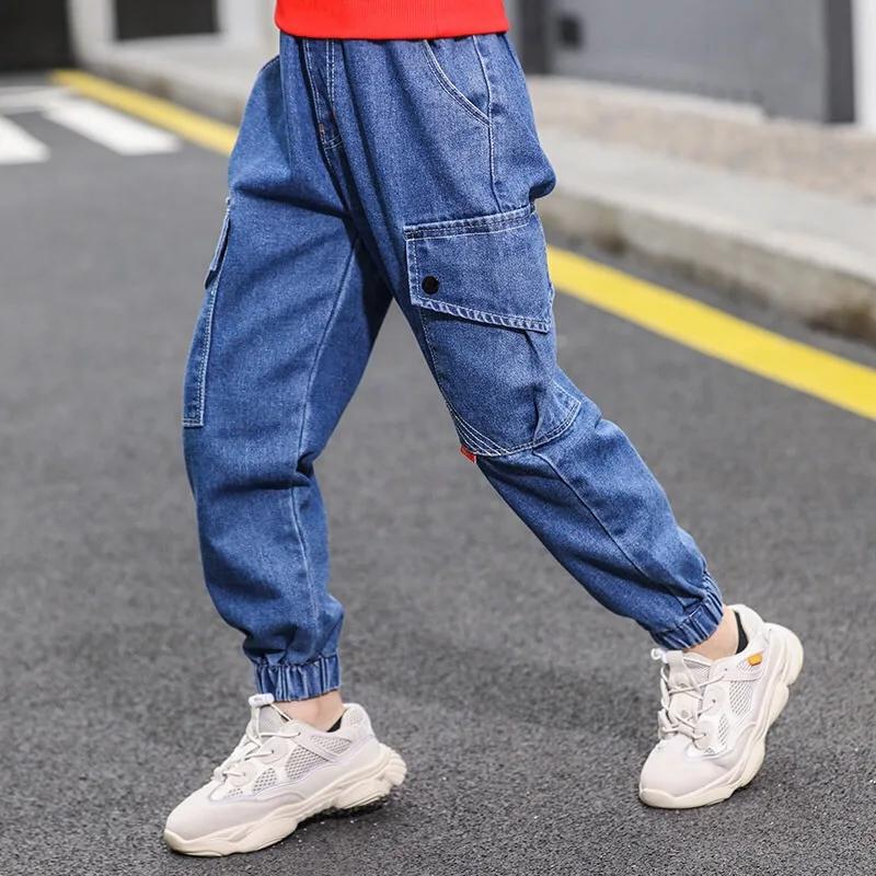 Siddons boys slacks jeans comfortable material and cool shape jeans for 4-14 year-old school boys no fading no pilling best pant