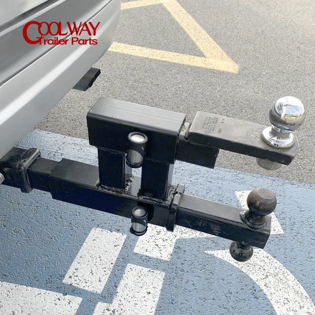 Sell 2" Dual Hitch Receiver Extender Extension 4000 LBS Rise Drop Towing Trailers RV In Rowland - Foto 5