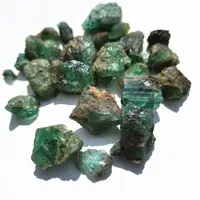Natural Rough emerald Stones Raw gem stone for collection 1