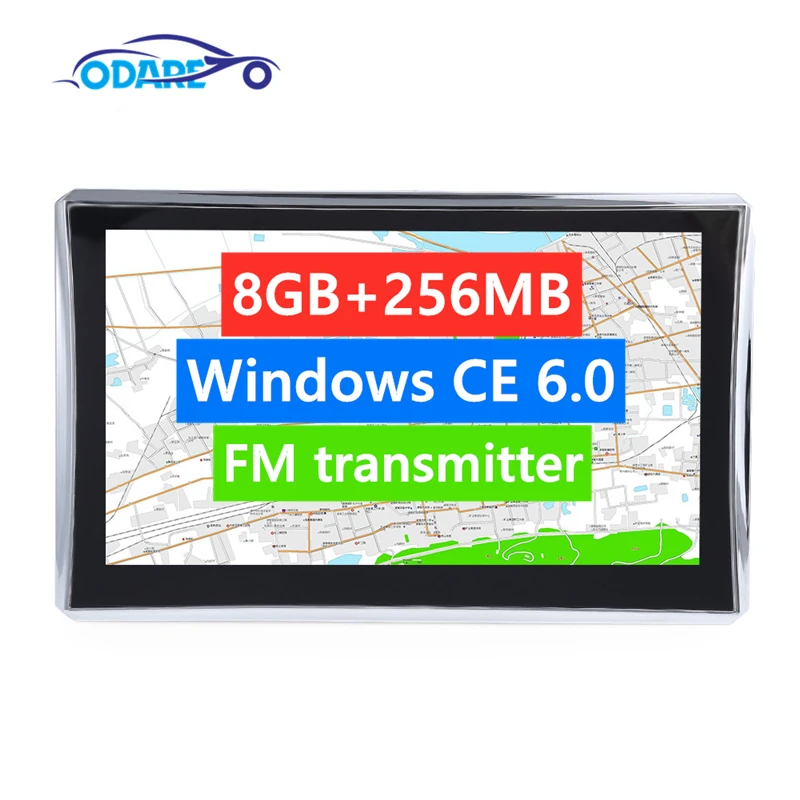 Odare gps navigator Truck Navitel 7&quot HD LCD screen 256MB/8GB FM For Russia/Belarus/Europe Map Windows CE CAR GPS Navigation |