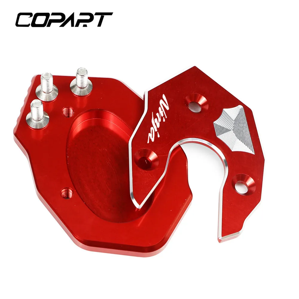 Для KAWASAKI NINJA 250 300 650 1000 ER6F ER4F ZX6R ZX10R мотоциклетная боковая подставка увеличитель пластина подставка увеличение расширение