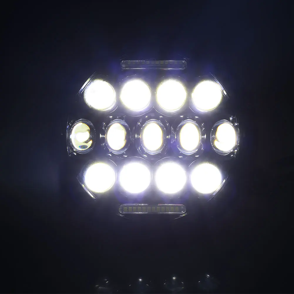 Автомобильный светодиодный фонарь angel eyes 7 дюймов светодиодный фонарь для JEEP JK TJ LJ Wrangler