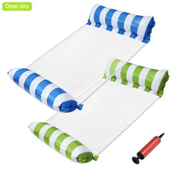 Water Hammock Pool Floats Adult Size 4 in 1 Multi-Purpose Floats for Swimming Pool Pool Floats for Adults Pool Lounger Floats