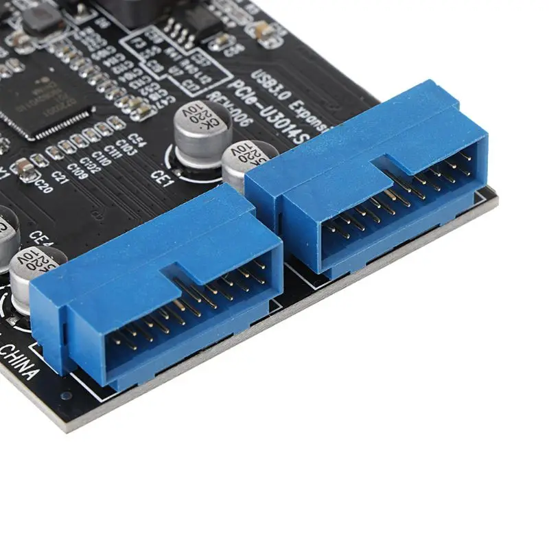 2 Порты и разъёмы 19Pin USB 3,0 карта PCI-e для внутреннего 20Pin Порты Мужской адаптер PCI Express