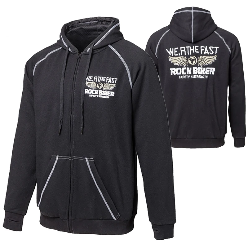 Hoodies-Black Рок-байкер мотокросса Экипировка Мотокросс Джерси и брюки BMX DH MX внедорожный мотоциклетный костюм грязная одежда для езды на велосипеде комбо наборы - Цвет: Hoodies-Black
