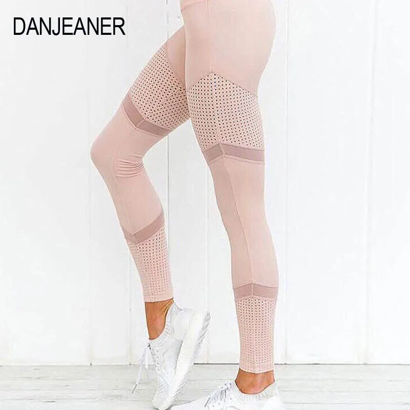 

Maryigean Women Leggings High Waist Dot Fitness leggins mujer High stretch sportswear ladies polyester casual pants