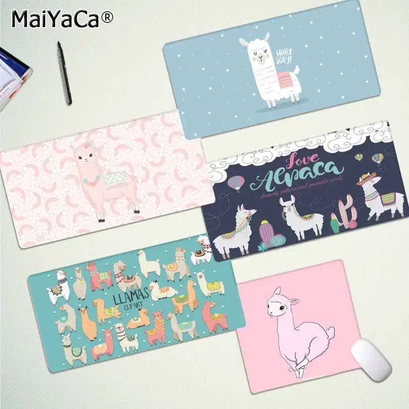 

MaiYaCa Custom Skin Lama Llama Alpacas Animal Laptop Computer Mousepad Free Shipping Large Mouse Pad Keyboards Mat