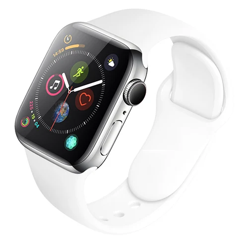 Силиконовый ремешок для часов Apple Watch 5 4 44 мм 40 мм спортивный ремешок для iWatch серии 3 2 1 38 мм 42 мм полосы - Цвет ремешка: color 2