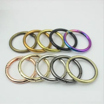 

(50 pieces / lot) New luggage hardware accessories hardware repair inner diameter 3.8 cm open spring ring connection buckle ring