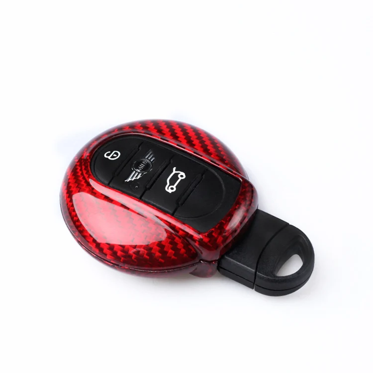 Для MINI Cooper F54 F55 F56 F57 F60 ключи Чехол Держатель пульта ДУ Fob в виде ракушки Aut защитный из натурального углеродного волокна