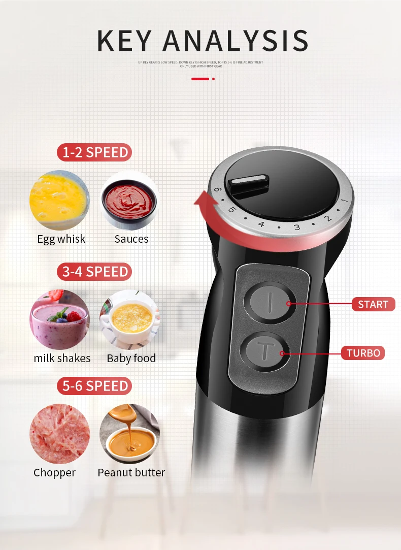 High power electric blender and food processor for mixing, juicing, crushing, and grinding