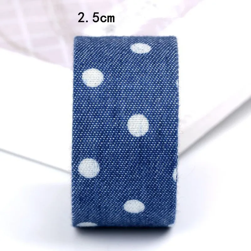 1 м/рулон заколка для волос с принтом в горошек|Ленты| |