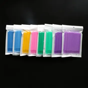 

100PCS Tattoo Cotton Swab Lint Free Supplies Brush Microblading Micro Brushes Applicator Tattoo Accessories For Makeup