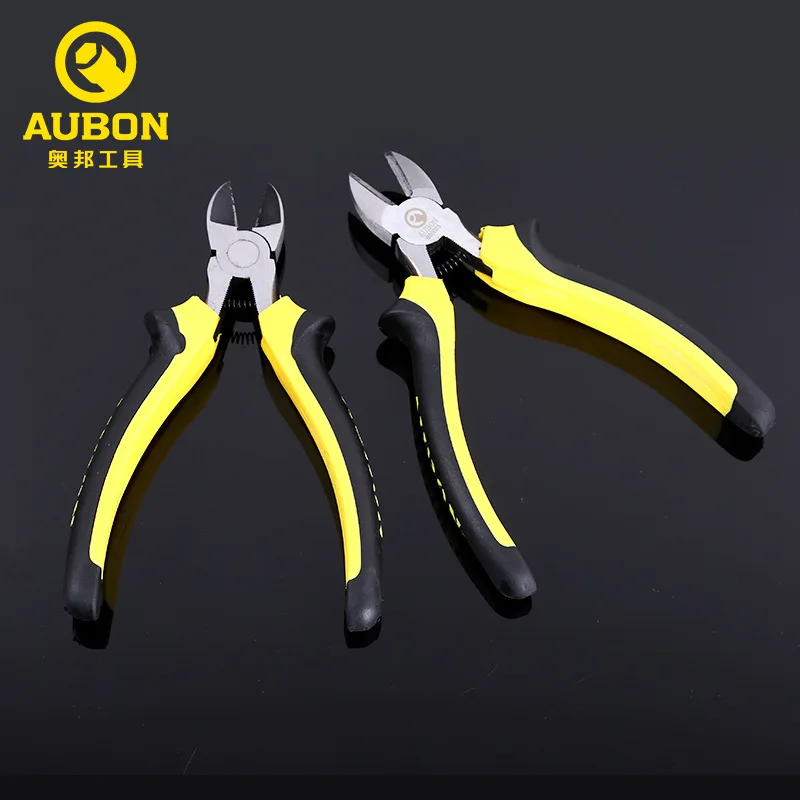 Диагональные режущие плоскогубцы AUBON 1 шт. * 6 &quot8&quot пластиковые боковые