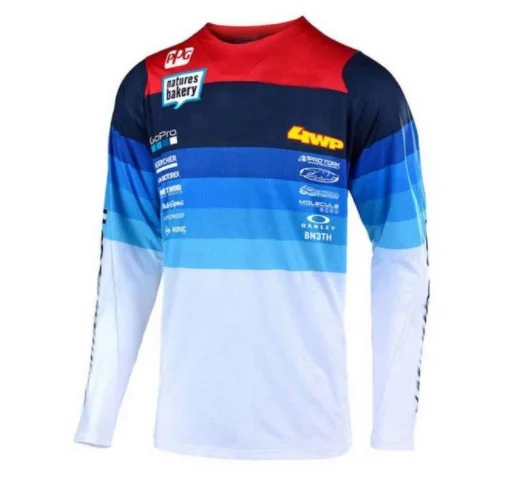 Мотоциклы Горные Джерси MTB Enduro внедорожный larga горный велосипед для sram Мотокросс Джерси BMX DH MTB T-ShirtDDD - Цвет: Хаки