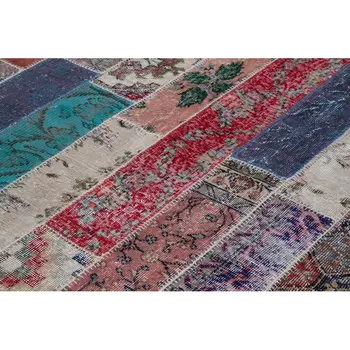 

203x305 Cm Multicolor Handmade Modern Patchwork Rug-7x10 Ft