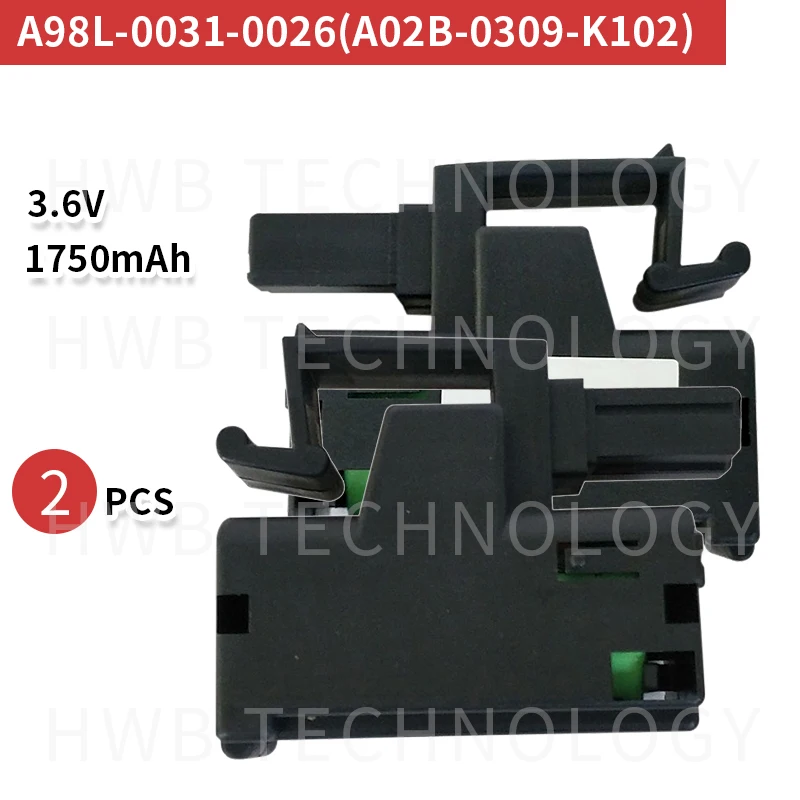 2 шт. Новый A98L-0031-0026 a02b-0309-k102 3 в FANUC PLC CNC литиевые батареи Бесплатная доставка |