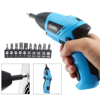 

Electric Cordless Drill Screwdriver Drill 3.6V Drill Electric Screwdriver Hand Drill Tools Set Power Tools with 10 drill heads