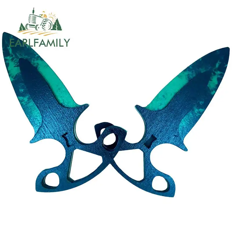 EARLFAMILY 13 см x 9 4 для CSGO Skin Shadow Dagger DIY мотоциклетные автомобильные наклейки Модные