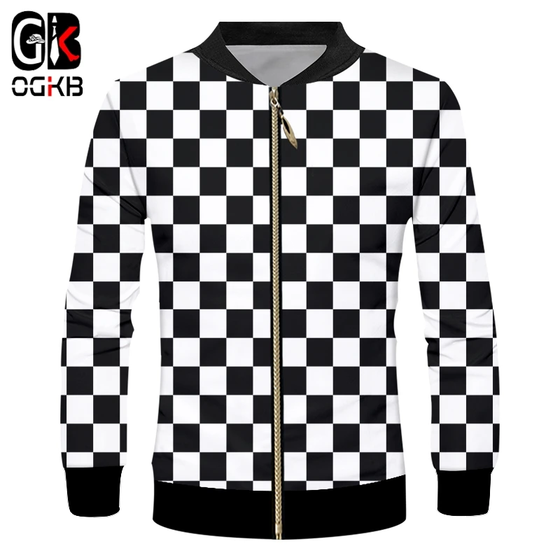 Куртка OGKB мужская с длинным рукавом повседневная приталенная воротником стойкой