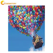 

CHENISTORY Air Balloon DIY Painting By Number Landscape Coloring Painting By Numbers Kit Acrylic Painting Unique Home Wall Decor