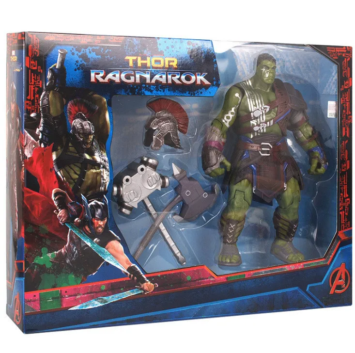 ТОР 3 Ragnarok супергерой Гладиатор Халк Супер милый мультфильм фигурка Гараж Комплект