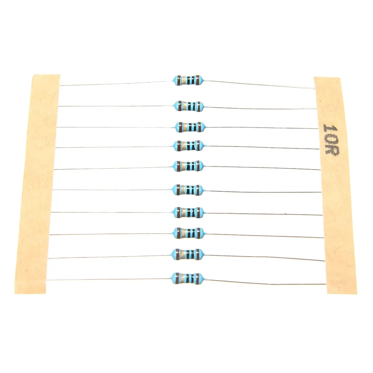 300pcs/lot 1/4 Watt Metal Film Resistor Assortment Kit 30 Different Values 1Ω-1MΩ ohm Range Resistors Resistance