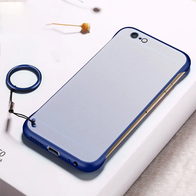 Blue For iPhone6/6S Чехол для мобильного телефона без оправы без рамки для iPhone 6 6S 7 8 Plus X Xs Max Xr DQ-Drop - Цвет: Blue For iPhone6/6S