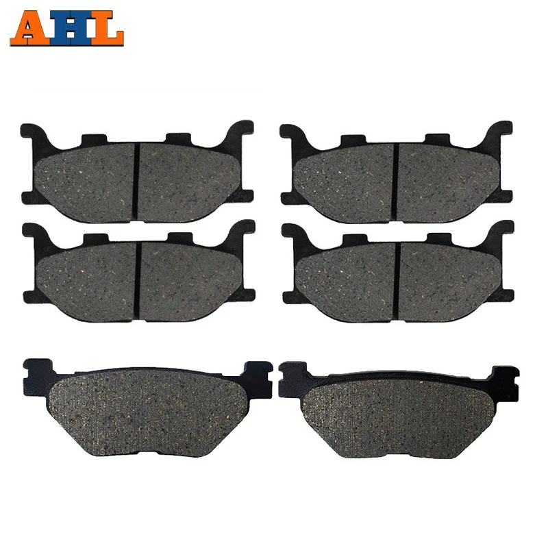 

AHL Motorcycle Front and Rear Brake Pads for YAMAHA XVS 1300 XVS1300 AW / AX V-Star 2007-2009 Black Brake Disc Pad