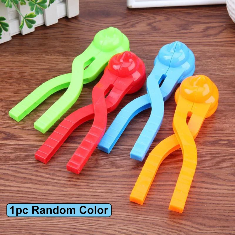 

1pc Winter Snowball Maker Sand Mold Tool Outdoor Sport Snow Ball Funny Compact Snowballs Fight Snow-balls Toy Random Color