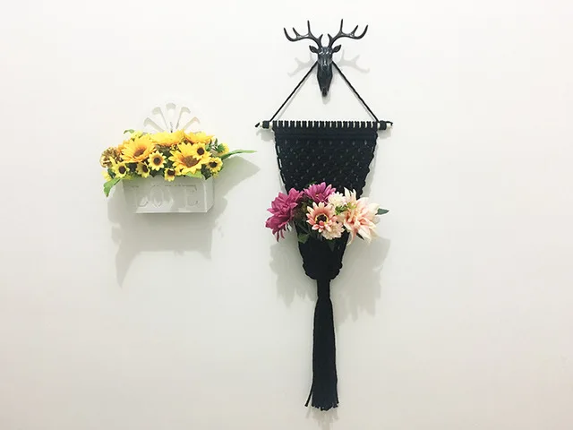 Подвеска для растений из макраме ручной работы
