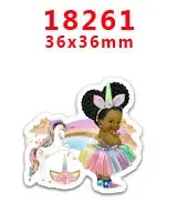 18261 30 шт плоское украшение из смолы принцесса Смола pr 16541 - Цвет: 18261