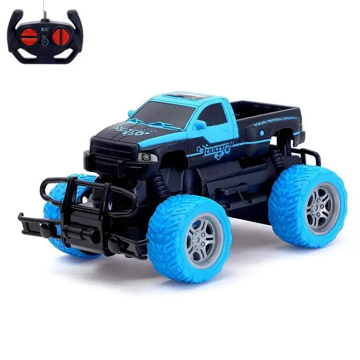 Jeep radio controlled &quotextreme" powered by batteries color blue | Игрушки и хобби