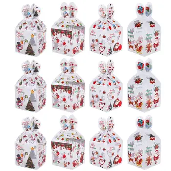 

12Pcs Festive Candy Boxes Cartoon Gift Boxes for Decor Party Apple