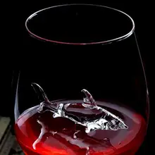 330 мл акульее стекло красное вино коктейль виски Кубок Бар Клуб пивной Кубок Посуда для напитков бокалы