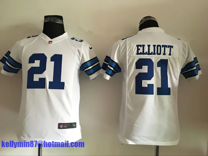 Серый Stitiched, Dallas s, Tony Romo, Emmitt Smith, Cole besley, Sean Lee, Jason Witten, Ezekiel Elliott, для молодежи, детский трикотаж - Цвет: Серый