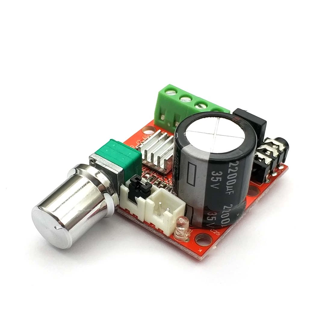 12V Mini Hi-Fi PAM8610 Audio Stereo Amplifier Board 2X10W Dual Channel D Class Lowest Price