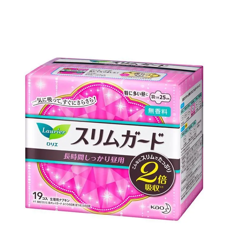 

Japan Origional Product Import This kao laurier s Version of Daily Use Protection Wing-Shaped Sanitary Towel 25cm X 19 PCs Sanit
