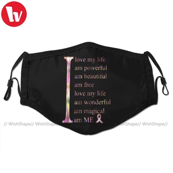 

Robbie Williams Mouth Face Mask I Love ME Facial Mask Funny Fashion with 2 Filters for Adult