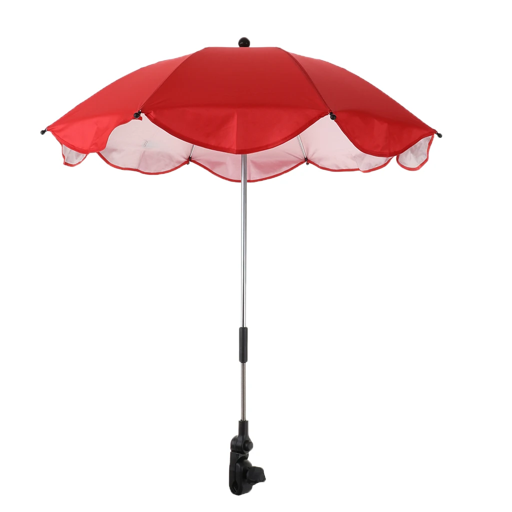 2 шт. красный летний зонтик от солнца УФ Защита пляжное Укрытие Открытый легкий зонтик с песочным якорем для побережья
