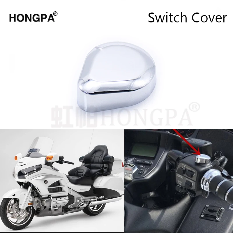 Мотоциклетный обтекатель для Honda Goldwing GL 1800 2001-2011 зеркало заднего акцента крыло навигационная панель управления акценты отделка деталей - Цвет: Switch Cover