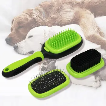 

3Pcs Multi-function Shedding Comb Grooming Dog Cat Brush Set Self Cleaning Bath