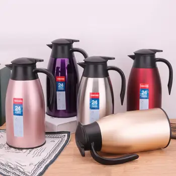 

2000ml Useful Stainless Steel Thermal Flask Jug Coffee Pot Vacuum Insulate Water Bottle Thermal Jug Hot Water Bottles